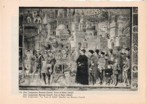 LAMINA V14801: La Torre de Babel del Camposante de Pisa