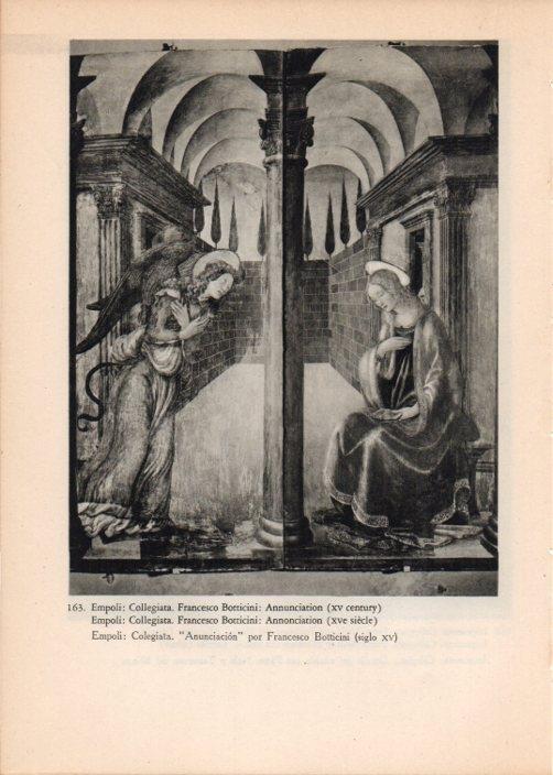 LAMINA V14797: La Anunciacion de la Colegiata de Empoli, Italia