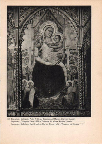LAMINA V14796: Retablo de la Colegiata de Impruneta, Italia