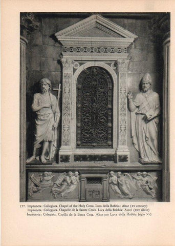 LAMINA V14794: Capilla de Santa Cruz en la Colegiata de Impruneta, Italia