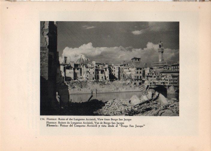 LAMINA V14793: Ruinas del Lungarno Acciaioli en Florencia