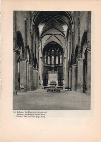 LAMINA V14807: Iglesia de San Francesco en Bolonia