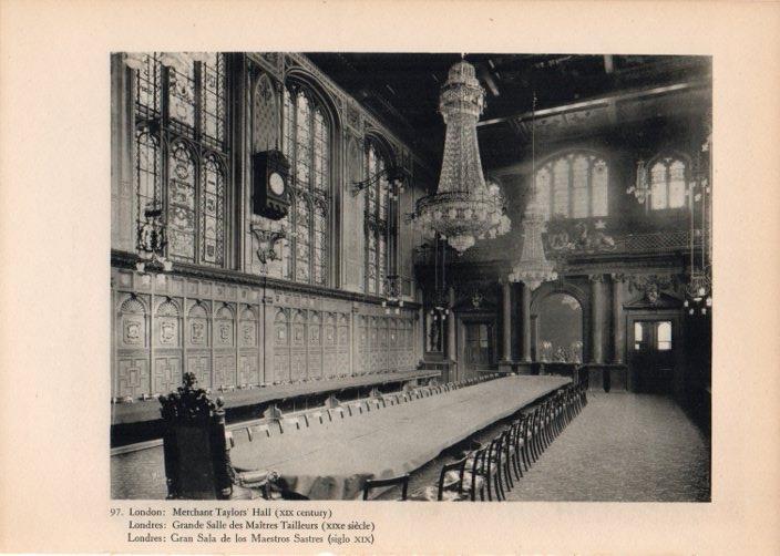 LAMINA V14771: Gran Sala de los Maestros Sastres en Londres