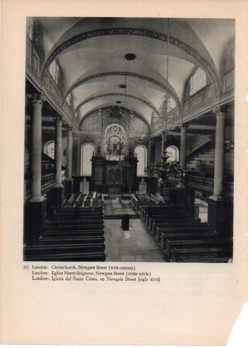 LAMINA V14769: Iglesia del Santo Cristo en Londres