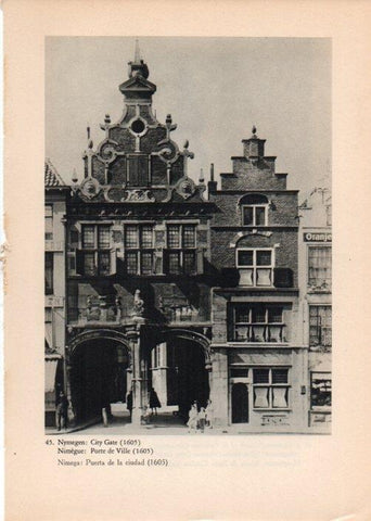 LAMINA V14749: Puerta de la ciudad de Nimega, Holanda