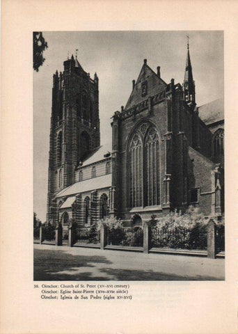 LAMINA V14745: Iglesia de San Pedro en Oirschot, Holanda