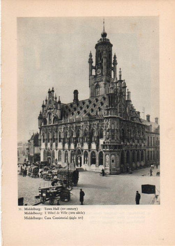 LAMINA V14742: Casa Consistorial de Middelburgo, Holanda