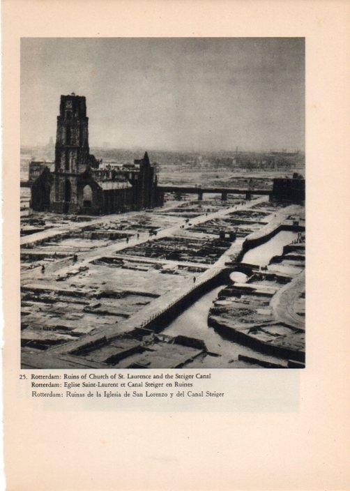 LAMINA V14739: Ruinas de la Iglesia de San Lorenzo en Rotterdam, Holanda