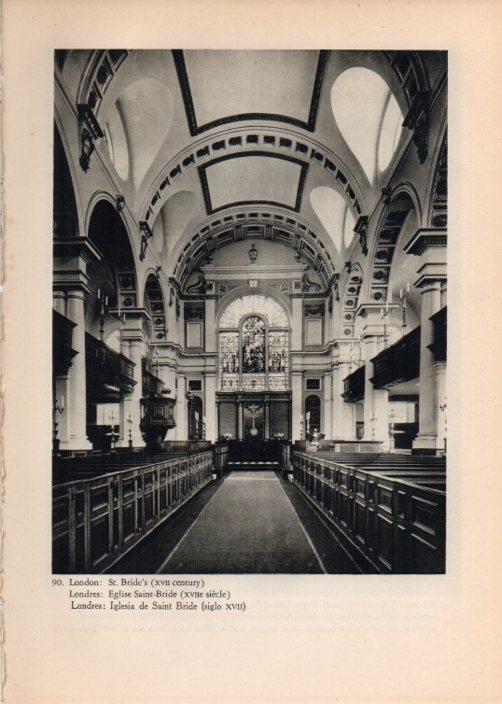 LAMINA V14768: Iglesia de Saint Bride en Londres
