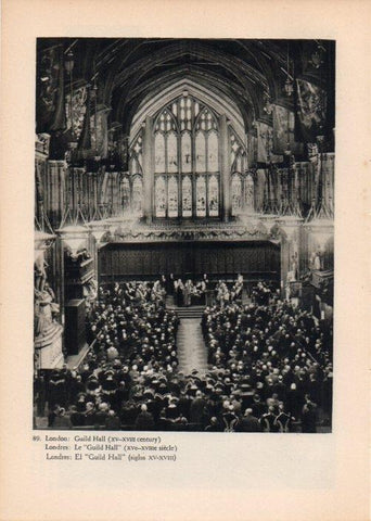 LAMINA V14767: El Guild Hall en Londres