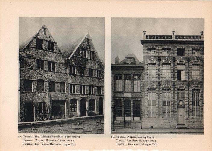 LAMINA V14754: Las Casas Romanas de Tournai, Belgica