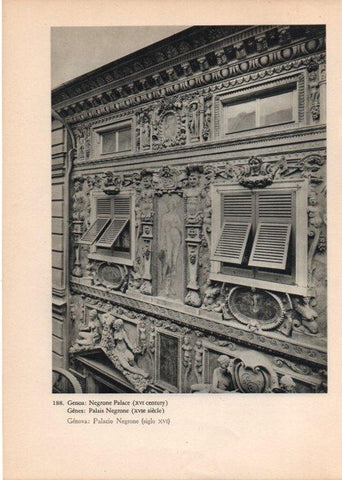 LAMINA V14809: Palacio Negrone en Genova