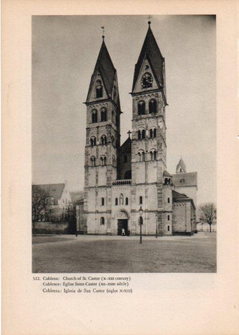 LAMINA V14864: Iglesia de San Castor en Coblenza, Alemania