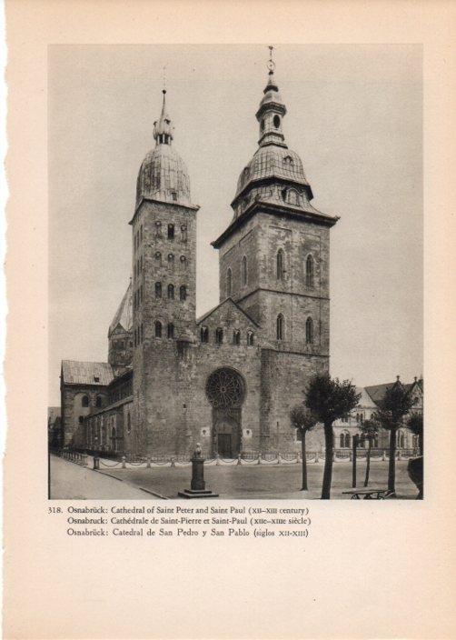 LAMINA V14863: Catedral de San Pedro y San Pablo en Osnabruck