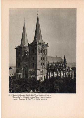 LAMINA V14862: Colegiata de San Victor en Xanten, Alemania