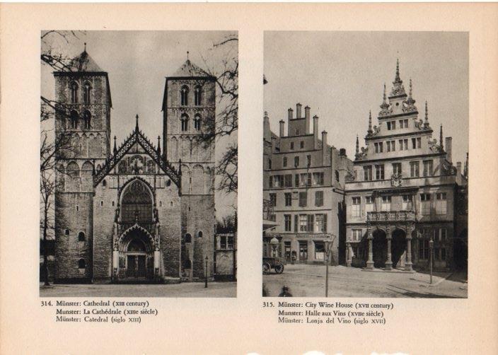 LAMINA V14861: Catedral y Lonja del Vino de Munster, Alemania