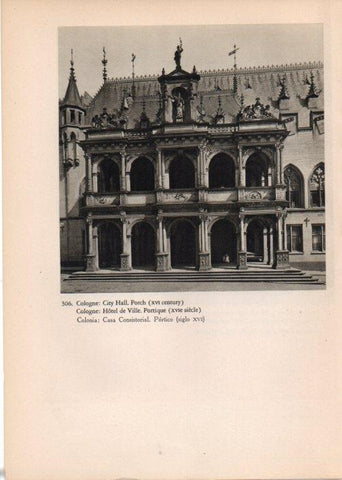 LAMINA V14858: Portico de la Casa Consistorial de Colonia