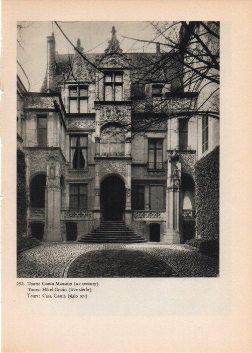 LAMINA V14852: Casa Gouin en Tours, Francia