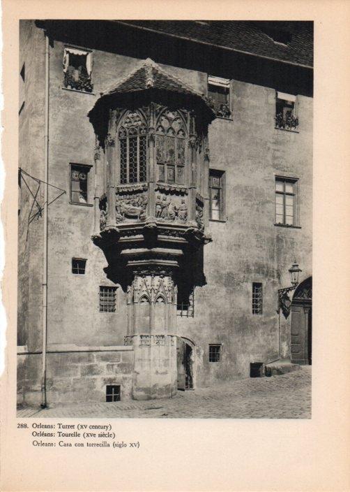 LAMINA V14850: Casa con torrecilla en Orleans, Francia