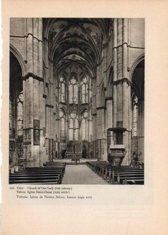 LAMINA V14866: Interior Iglesia de Nuestra Señora en Treveris