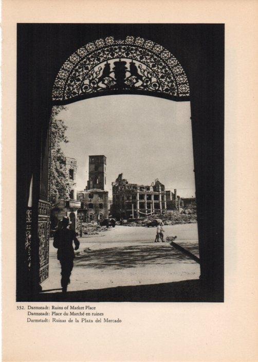 LAMINA V14868: Ruinas de la Plaza del Mercado de Darmstadt