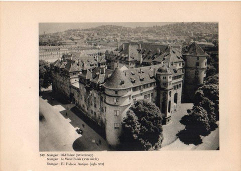LAMINA V14873: Palacio Antiguo de Stuttgart