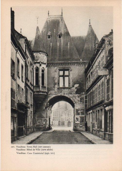 LAMINA V14848: Casa Consistorial de Vendome, Francia