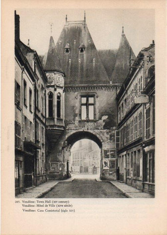 LAMINA V14848: Casa Consistorial de Vendome, Francia