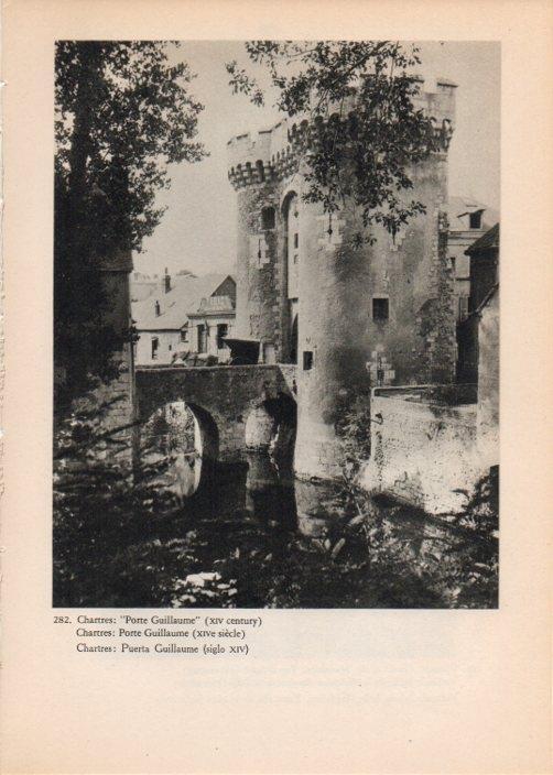 LAMINA V14847: Puerta Guillaume en Chartres, Francia