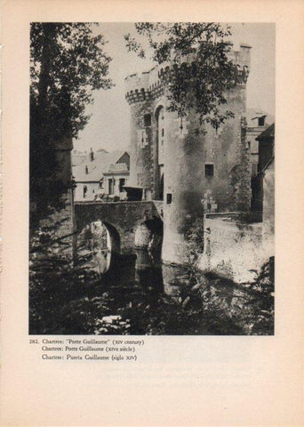 LAMINA V14847: Puerta Guillaume en Chartres, Francia