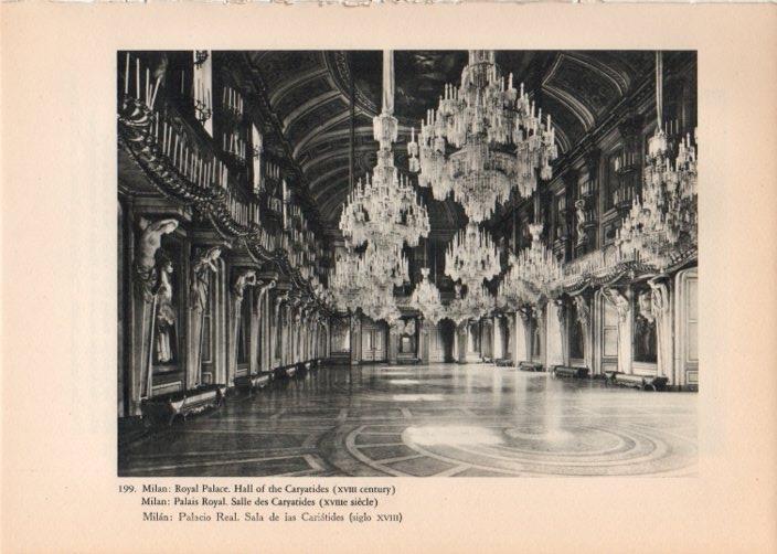 LAMINA V14815: Sala de las Cariatides del Palacio Real de Milan