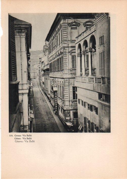 LAMINA V14812: Via Balbi en Genova