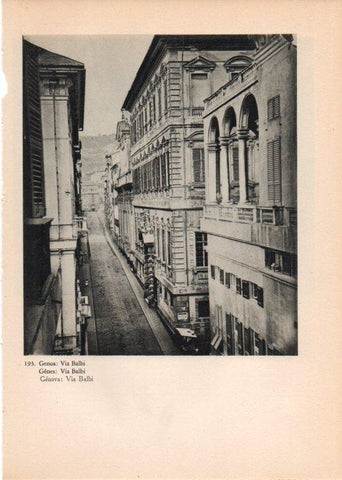 LAMINA V14812: Via Balbi en Genova