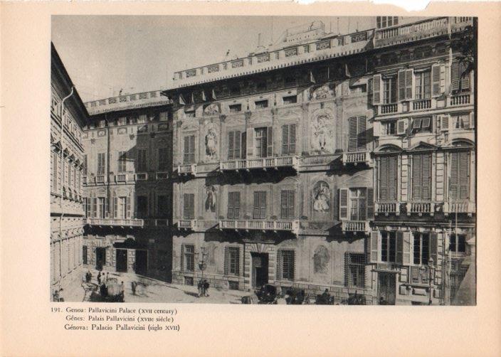 LAMINA V14811: Palacio Pallavicini en Genova, Italia