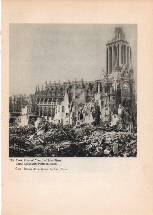 LAMINA V14828: Ruinas de la Iglesia de San Pedro en Caen
