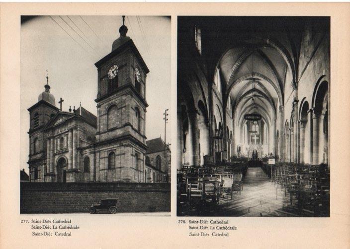 LAMINA V14845: Catedral de Saint-Die, Francia