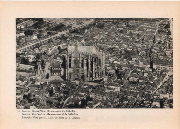 LAMINA V14842: Vista general de Beauvais, Francia