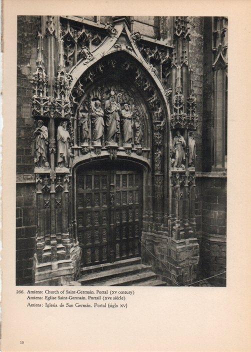 LAMINA V14841: Portal de la iglesia de San German en Amiens