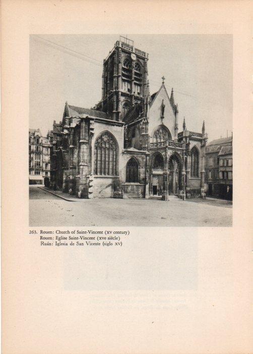 LAMINA V14839: Iglesia de San Vicente en Ruan
