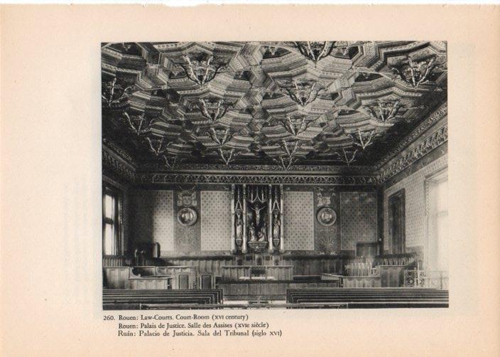 LAMINA V14838: Sala del Tribunal del Palacio de Justicia de Ruan