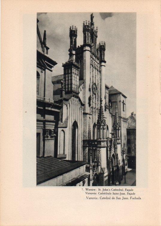 LAMINA V14731: Catedral de San Juan en Varsovia, Polonia