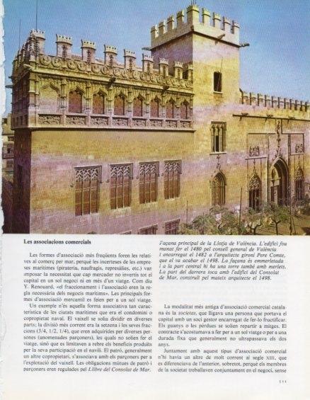 LAMINA V14634: Façana de la Llotja de Valencia