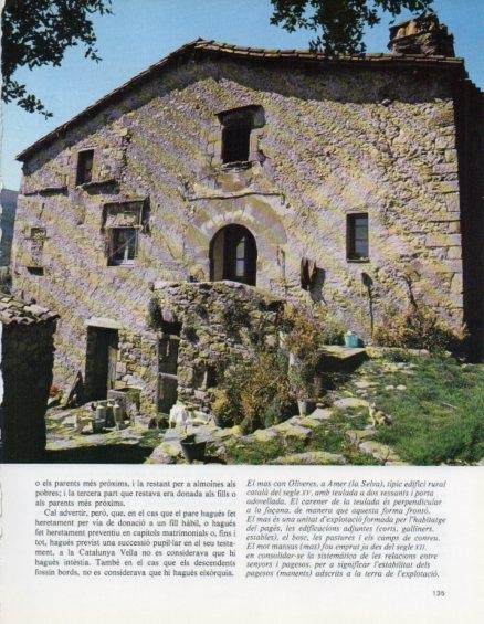 LAMINA V14646: Mas can Oliveres a Amer, La Selva
