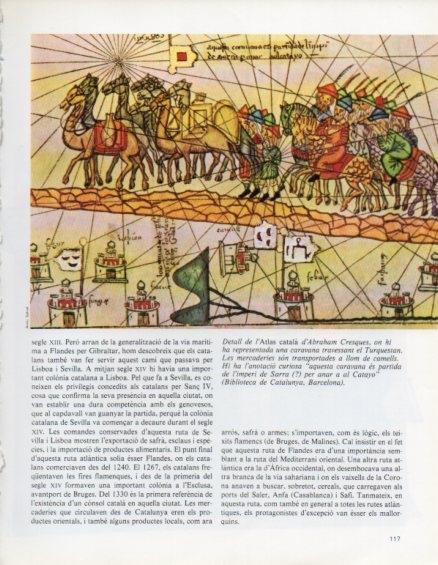 LAMINA V14637: Caravana travessant el Turquestan, Atles catala 