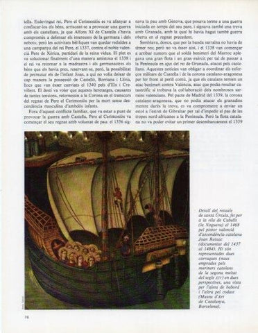LAMINA V14616: Retaule de Santa Ursula fet per a la vila de Cubells