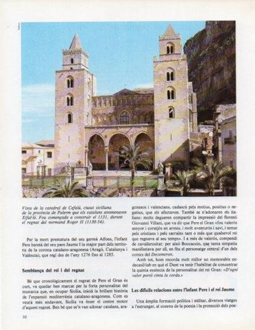 LAMINA V14594: Catedral de Cefalu, Italia