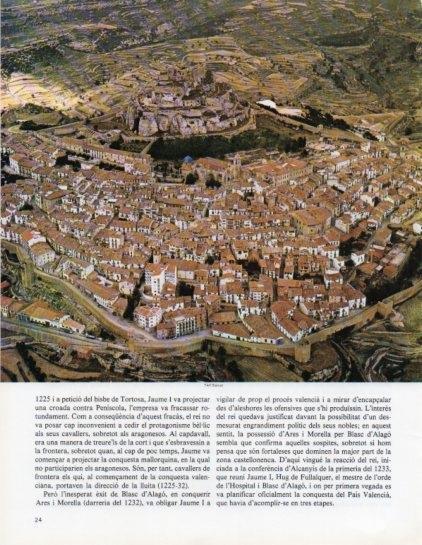 LAMINA V14590: Vista aeria de Morella, els Ports Castello