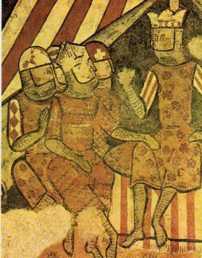 LAMINA V14582: Pintura mural del palau Aguilar de Barcelona