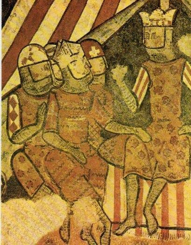 LAMINA V14582: Pintura mural del palau Aguilar de Barcelona
