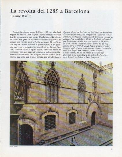 LAMINA V14599: Façana de la Casa de la Ciutat de Barcelona